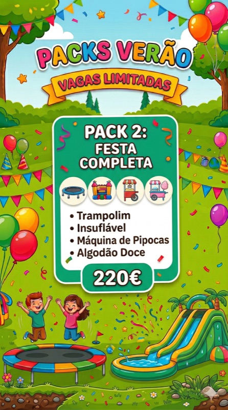 Pack Verão Pacote Dia da Criança